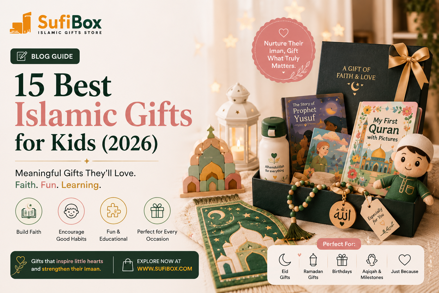 15 Best Islamic Gifts for Kids (2026): Meaningful Gift Ideas They'll Love